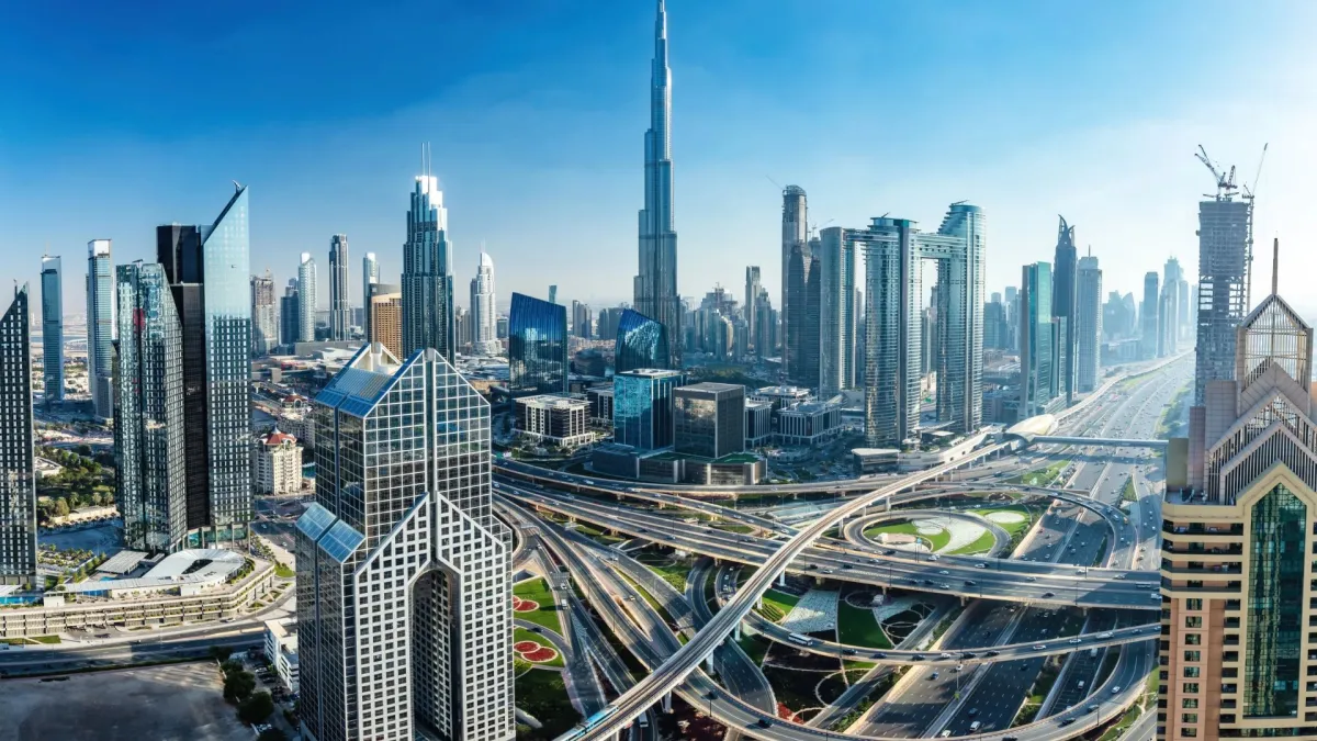 Dubai skyline, UAE